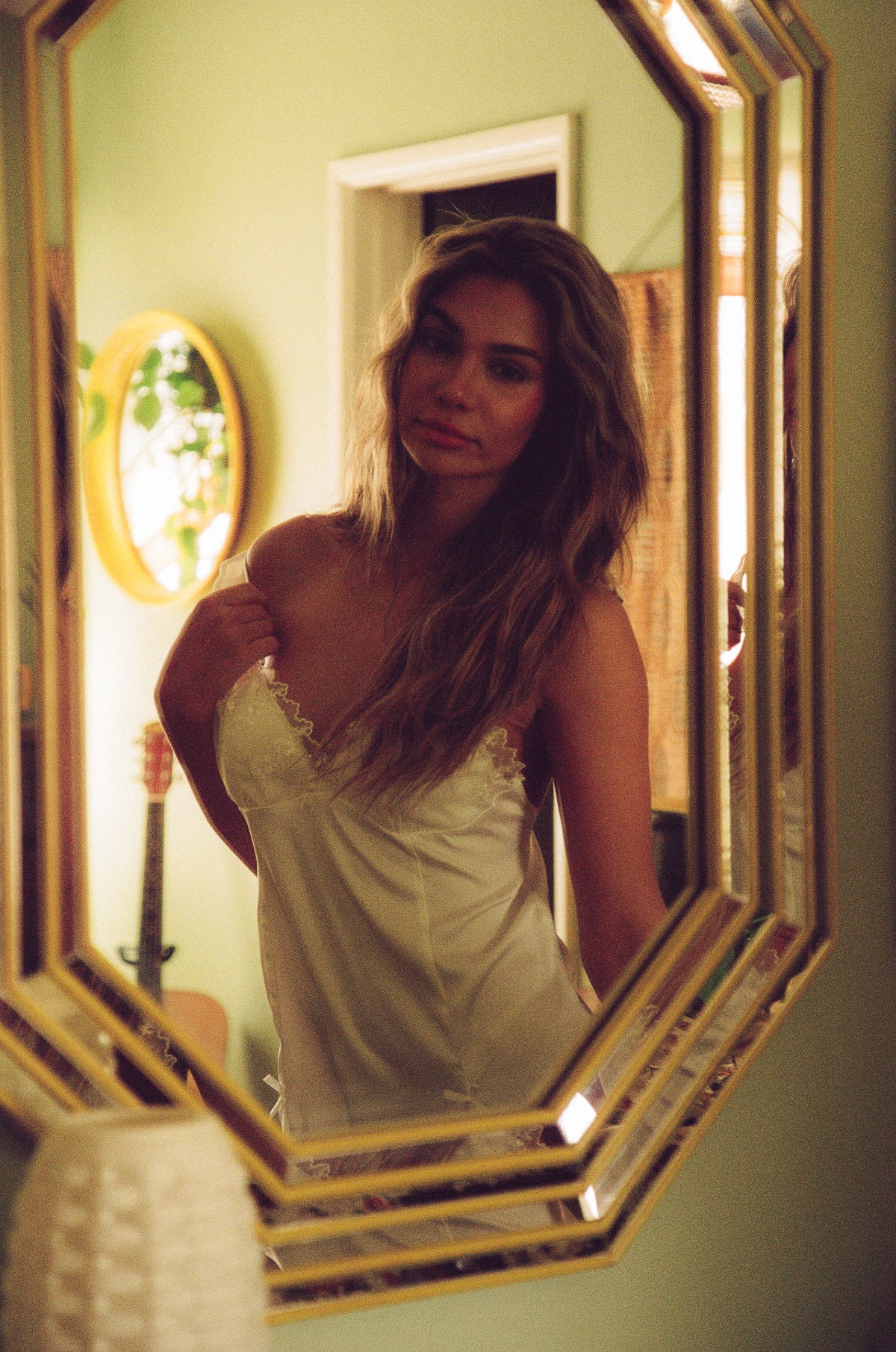 Sienna White Slip Dress