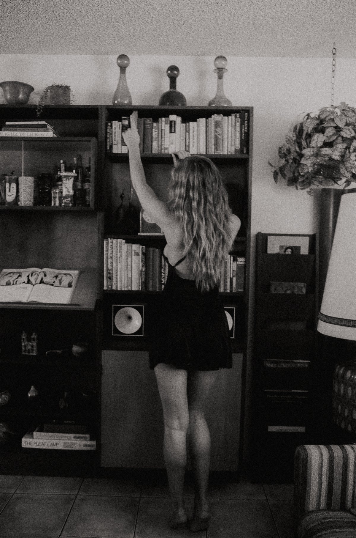 Sienna Black Slip Dress