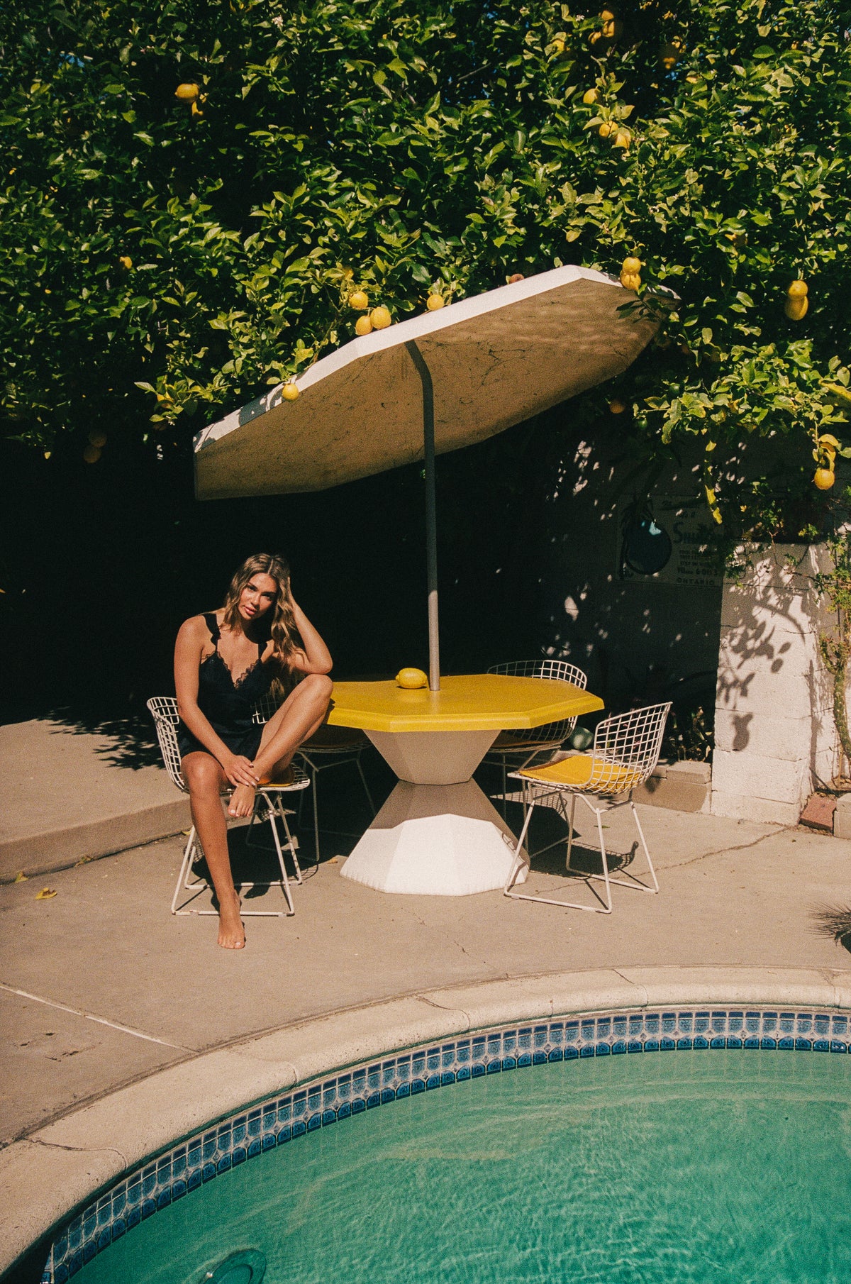 Sienna Black Slip Dress