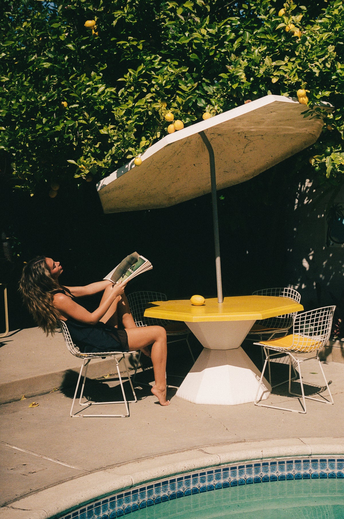 Sienna Black Slip Dress