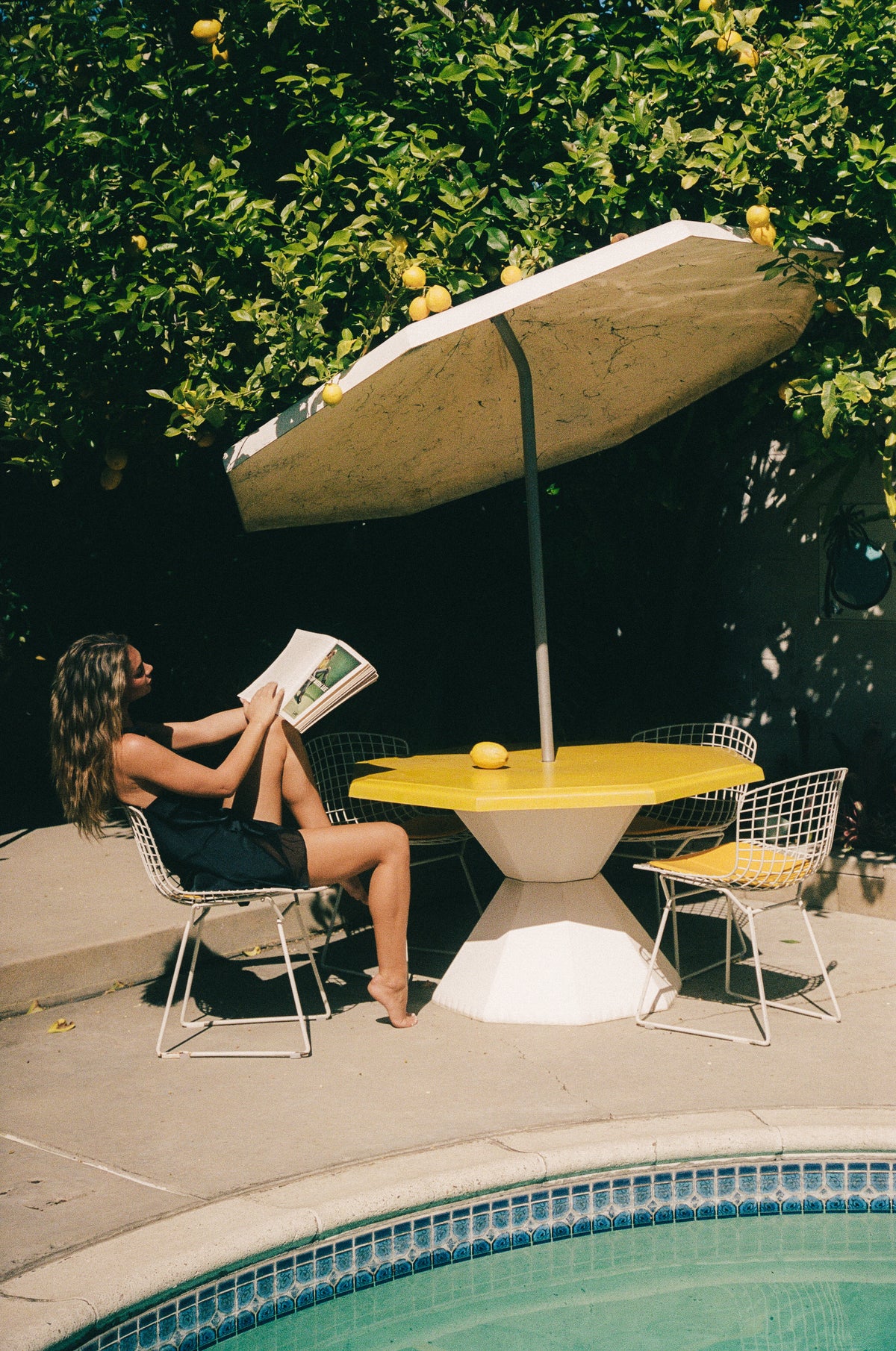 Sienna Black Slip Dress