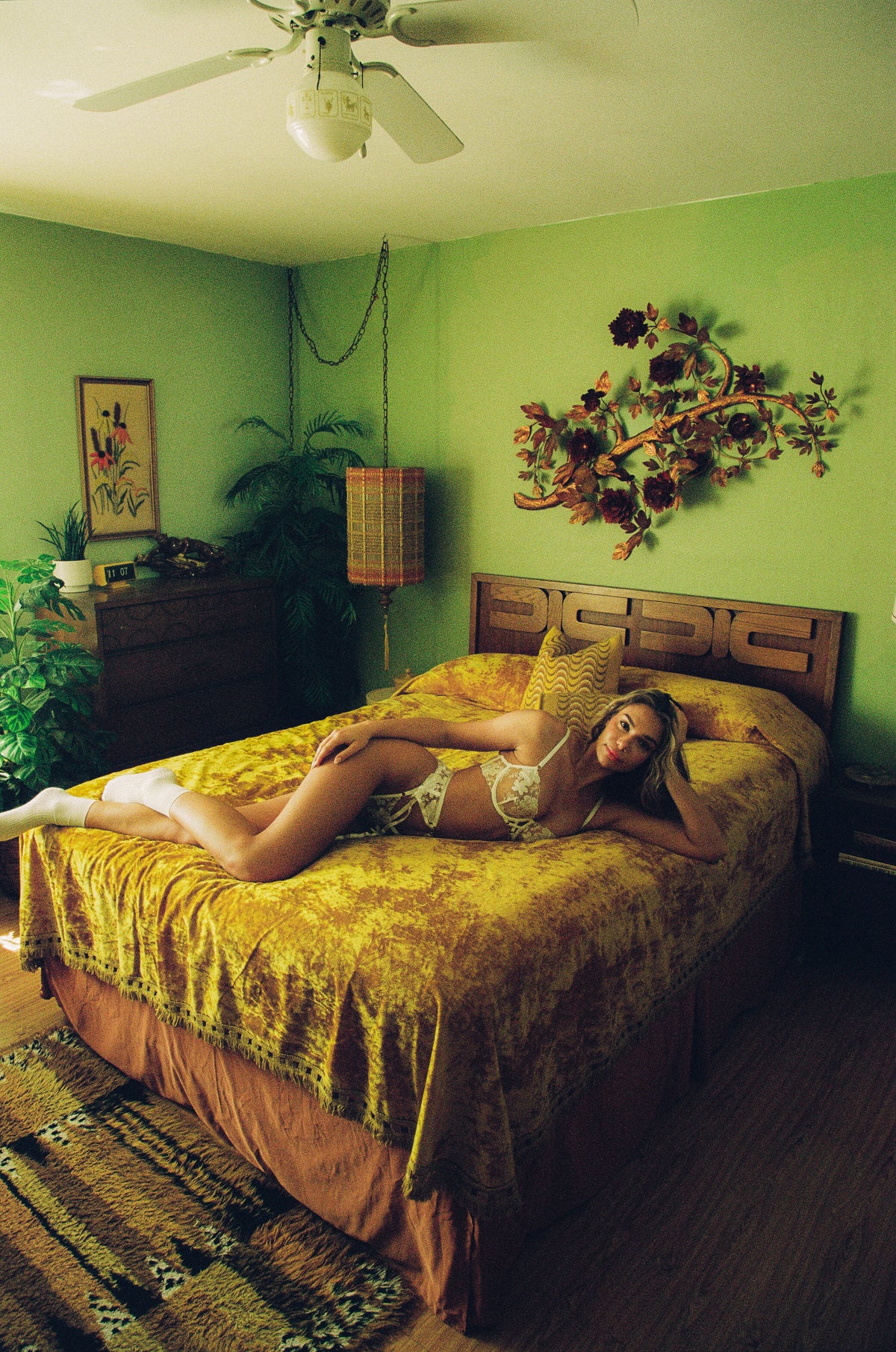 Talisha White Lingerie Set