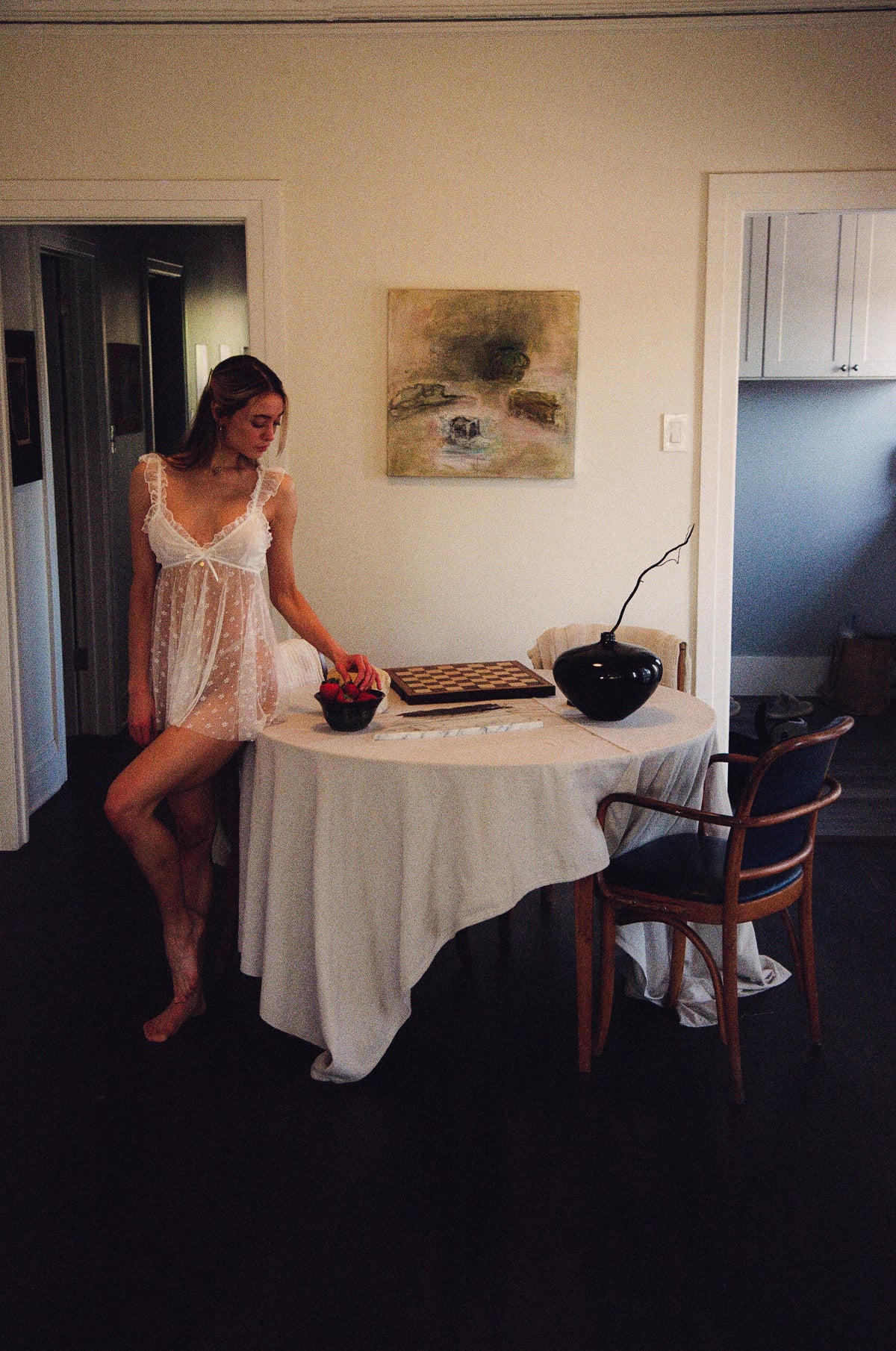 Celestine White Babydoll