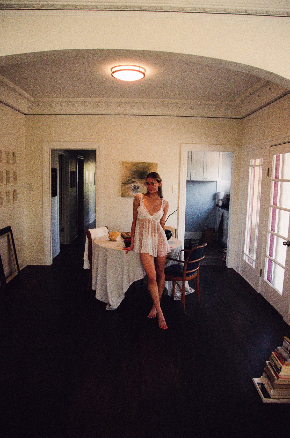 Celestine White Babydoll