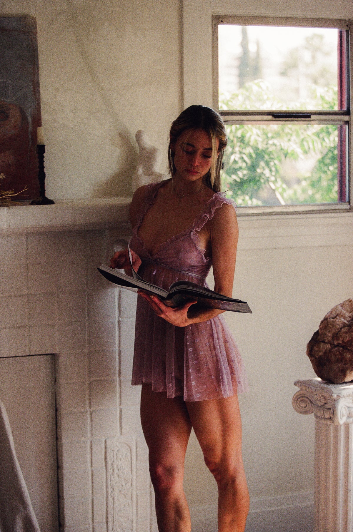 Celestine Purple Babydoll