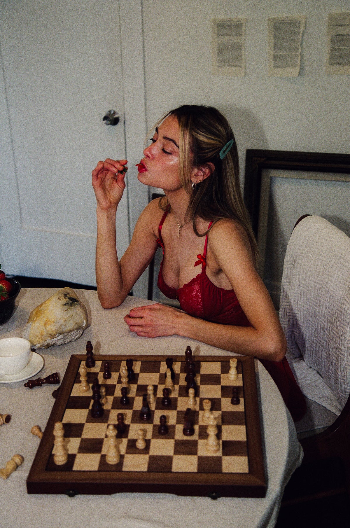 Strawberry Slip Dress