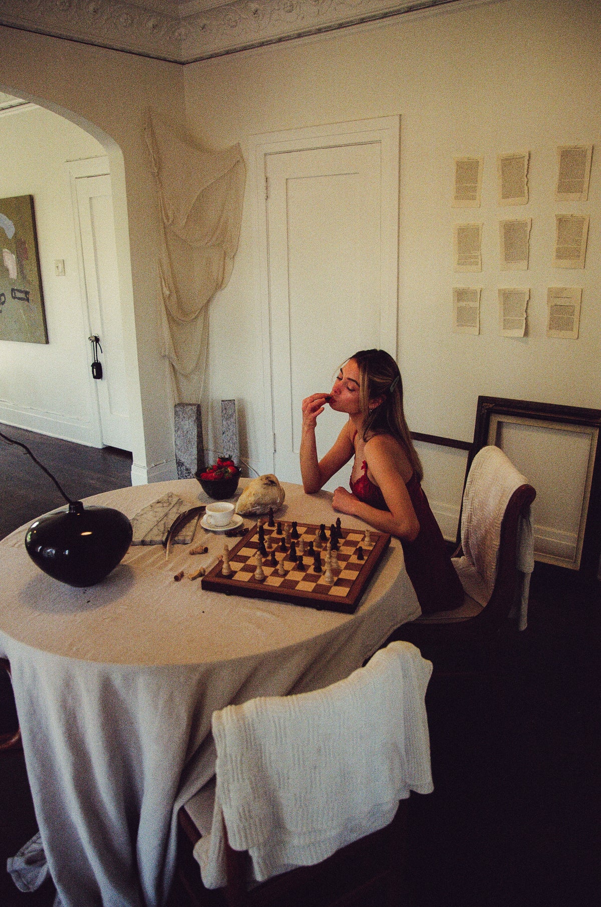 Strawberry Slip Dress