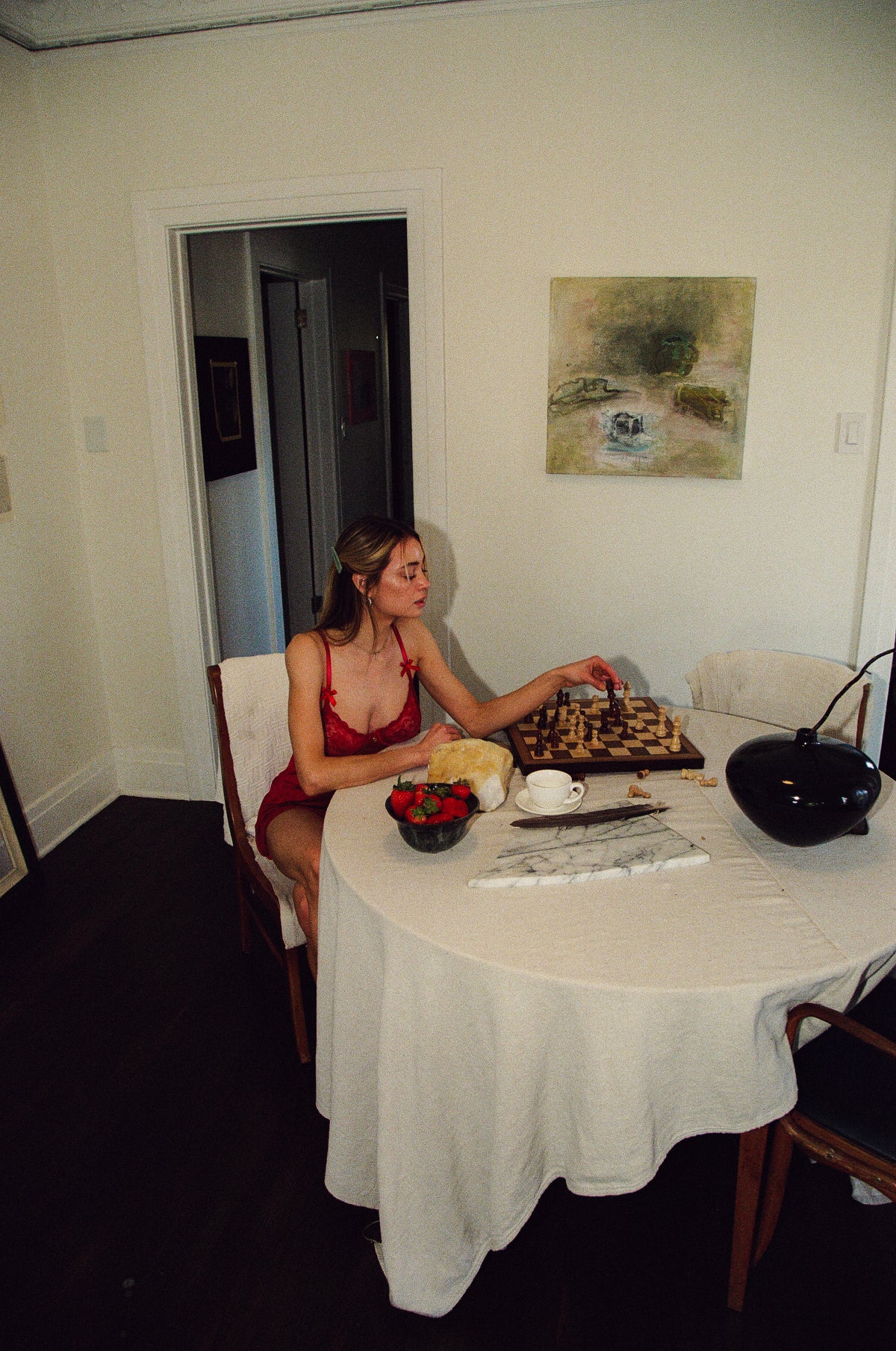 Strawberry Slip Dress