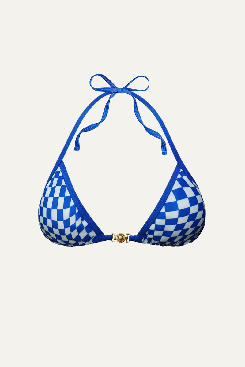 Nohea Blue Bikini Top