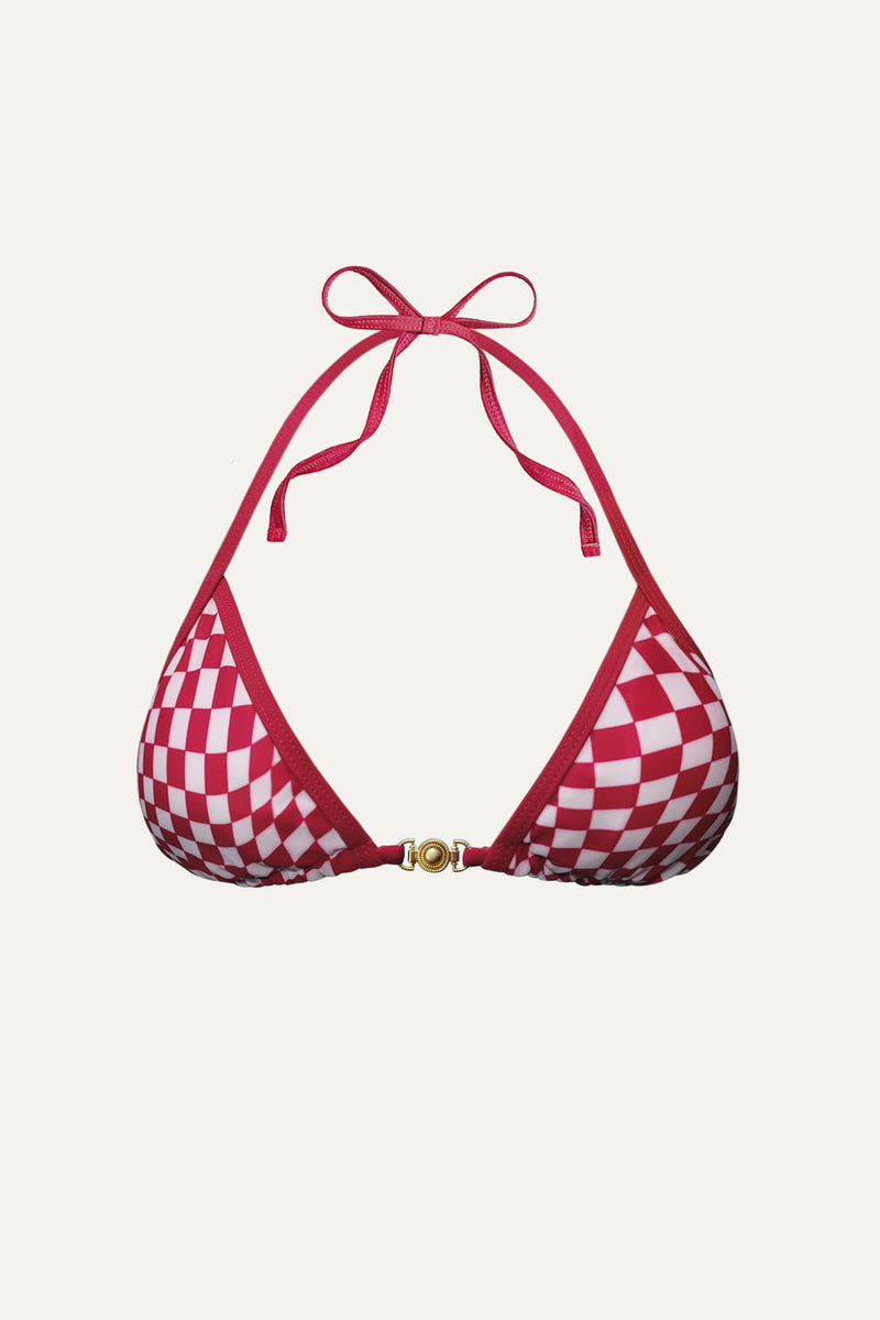 Nohea Red Bikini Top