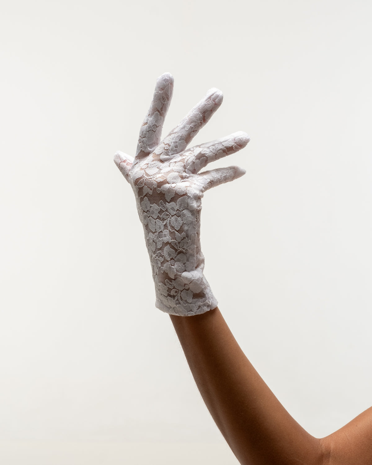 Short Gloves - White