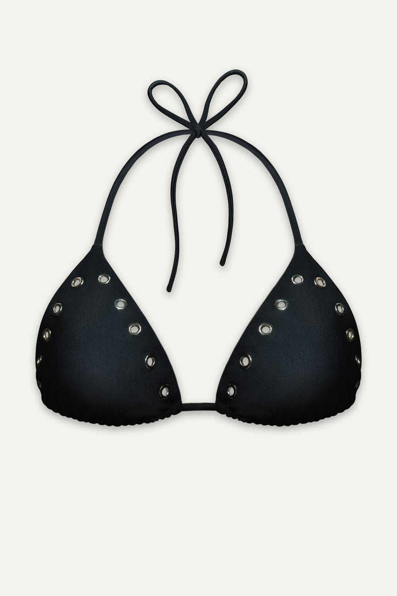 Naire Black Bikini Top