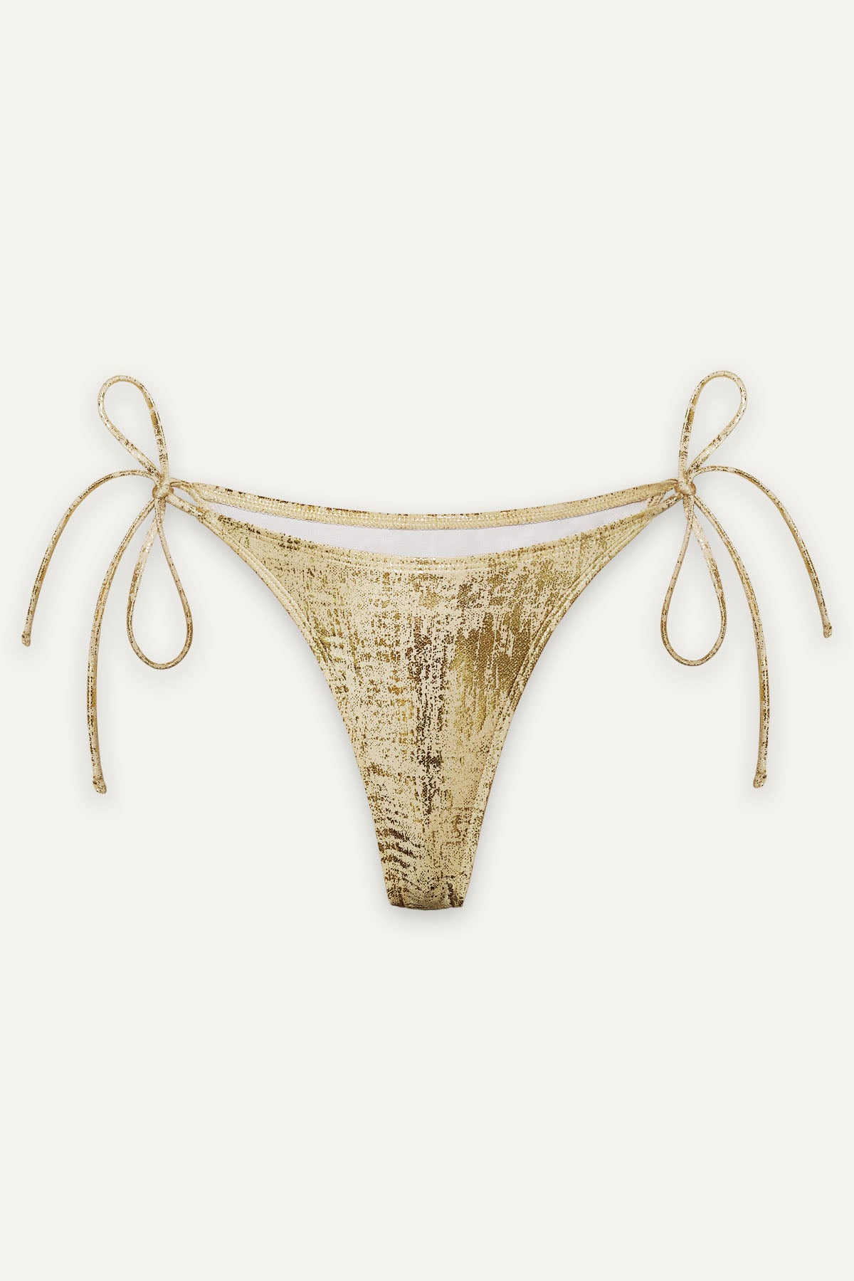 Cecilia Gold Bikini Bottoms