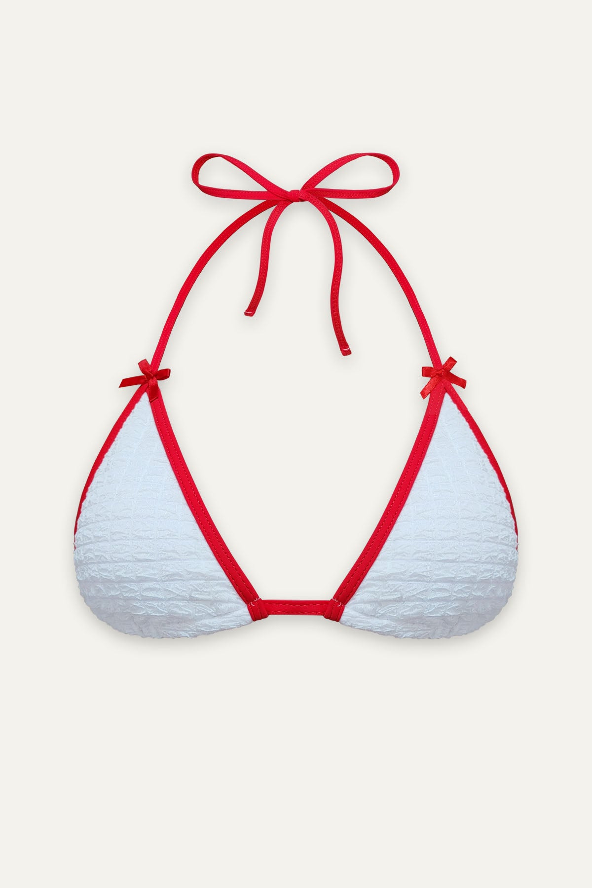 Eleni White Bikini Top