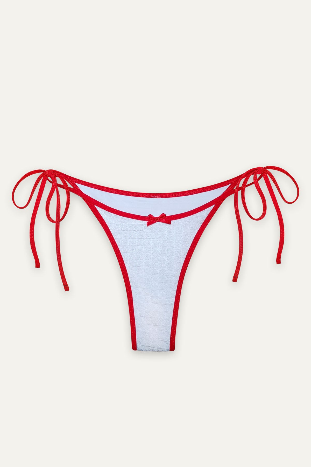 Eleni White Bikini Bottoms