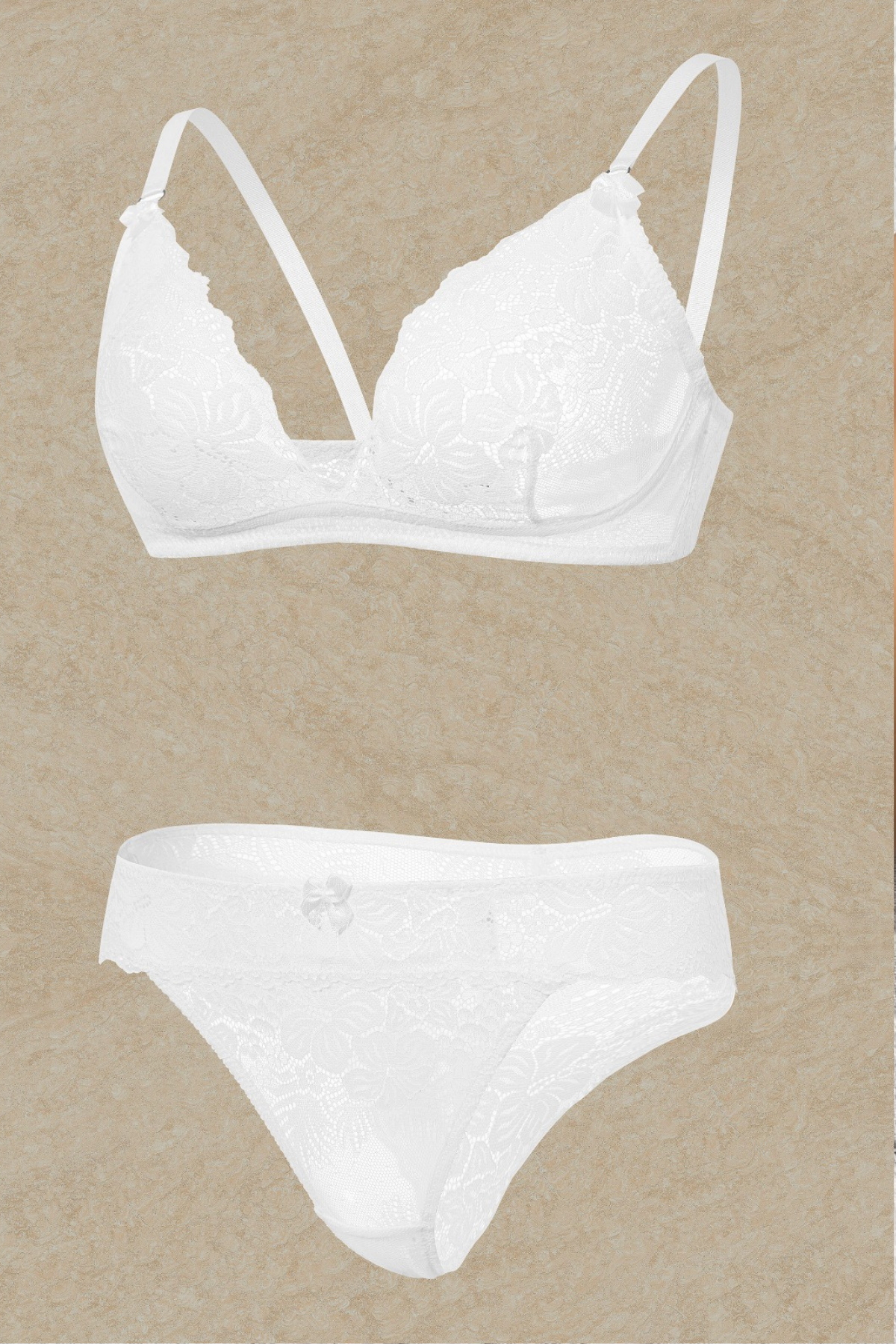 Adalyn White Intimates Set