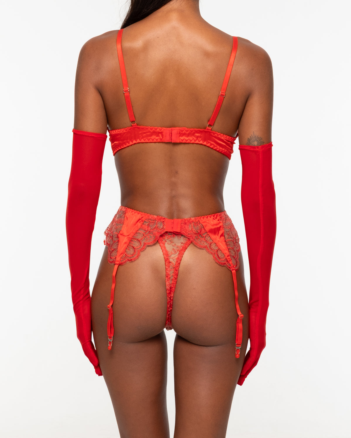 Lissa Red Lingerie Set