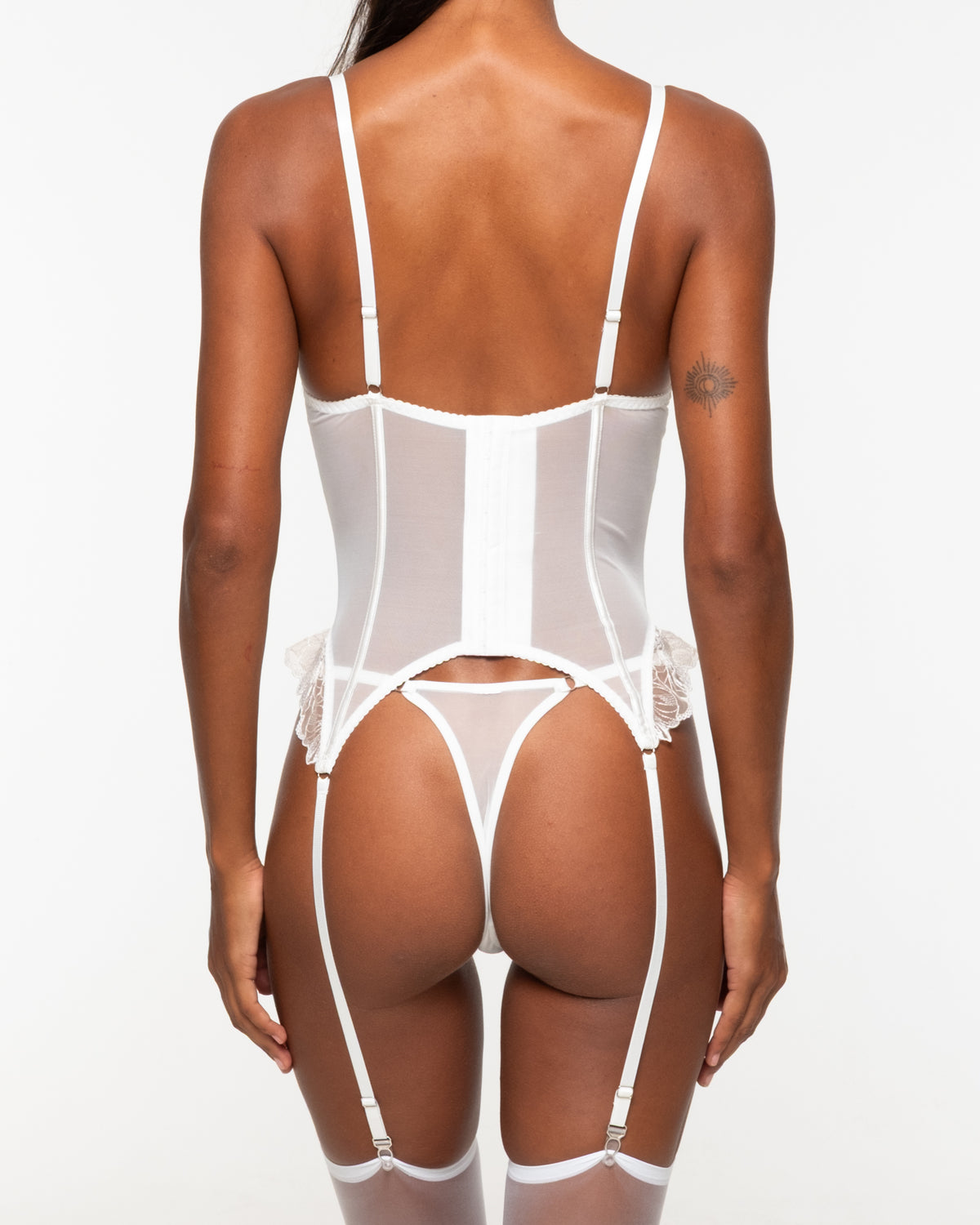 Poppy White Bodysuit