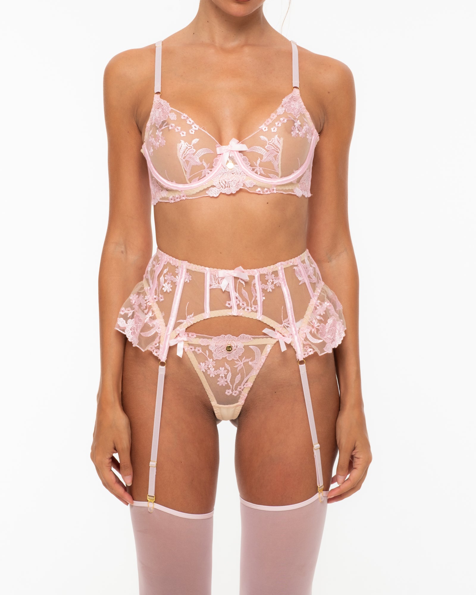 Bonnie Pink Lingerie Set