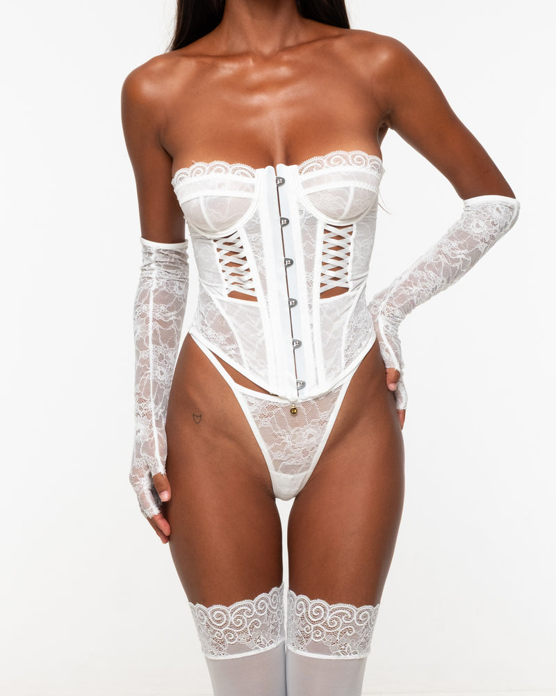 Elsie White Corset