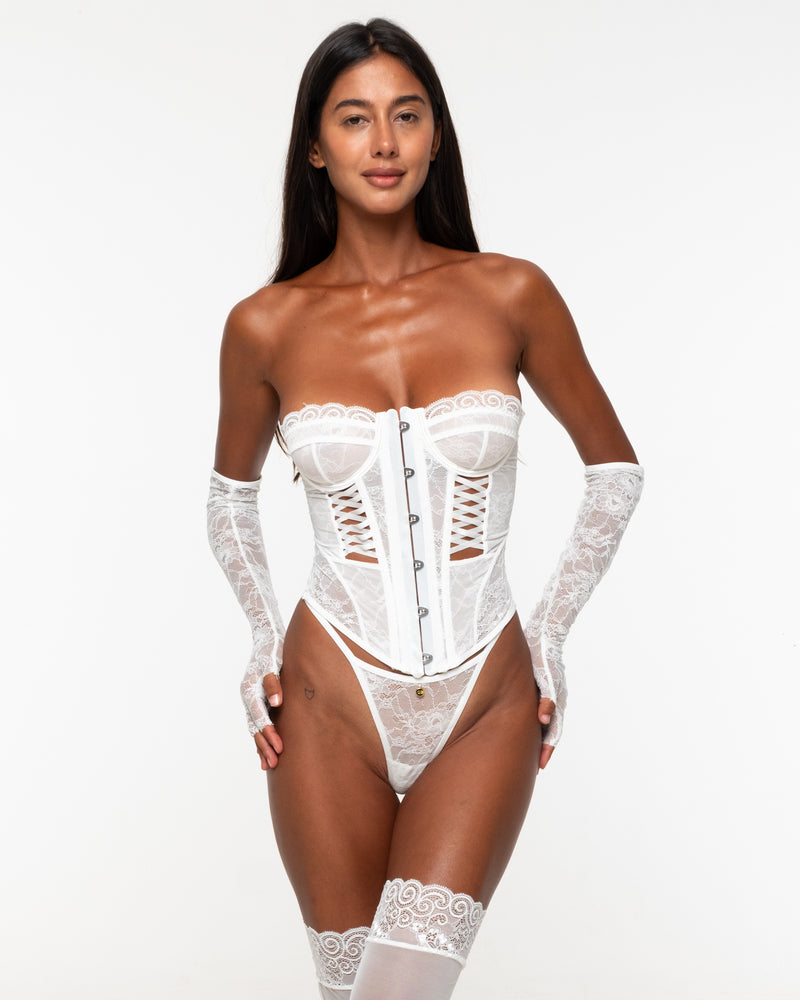 Elsie White Corset