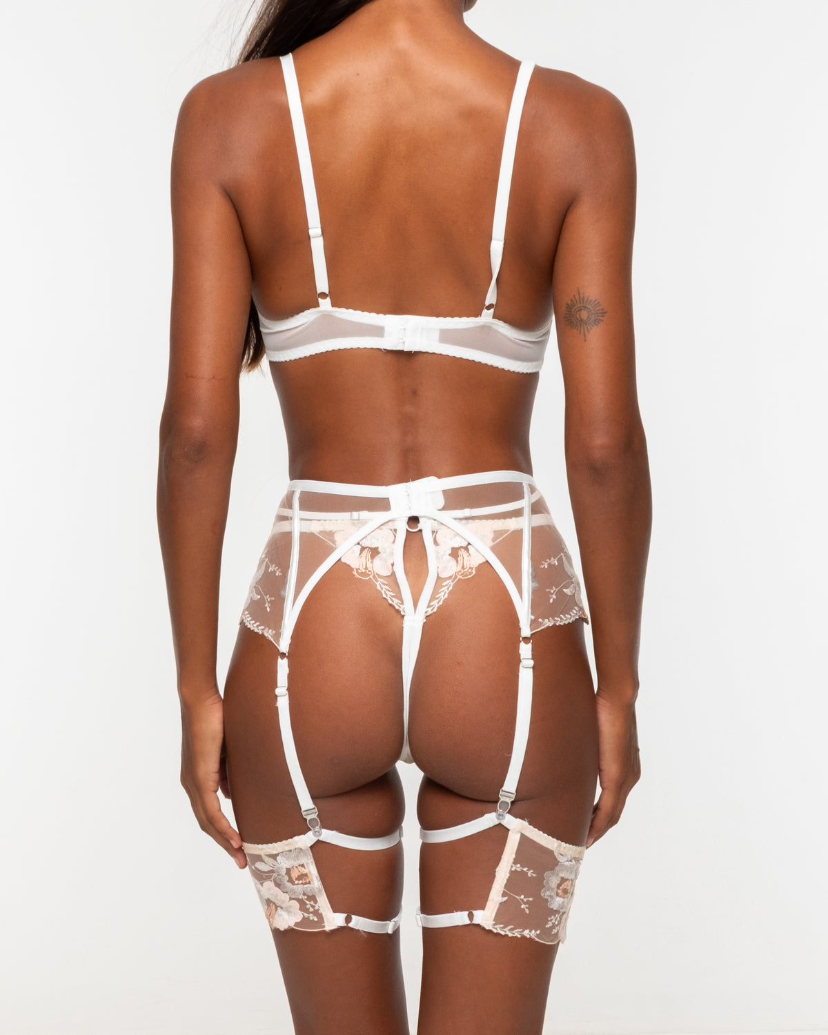 Hattie White Lingerie Set