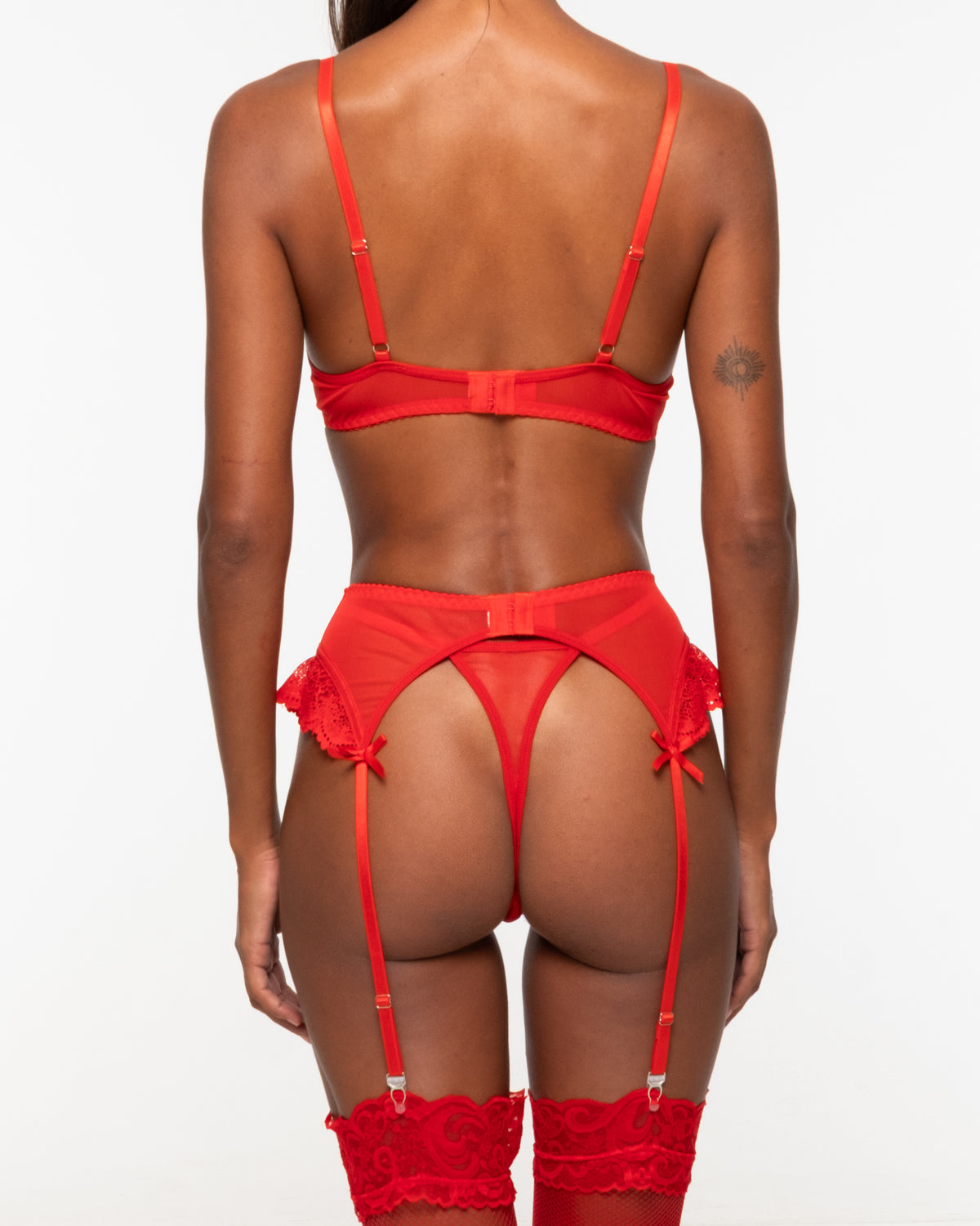 Romi Red Lingerie Set