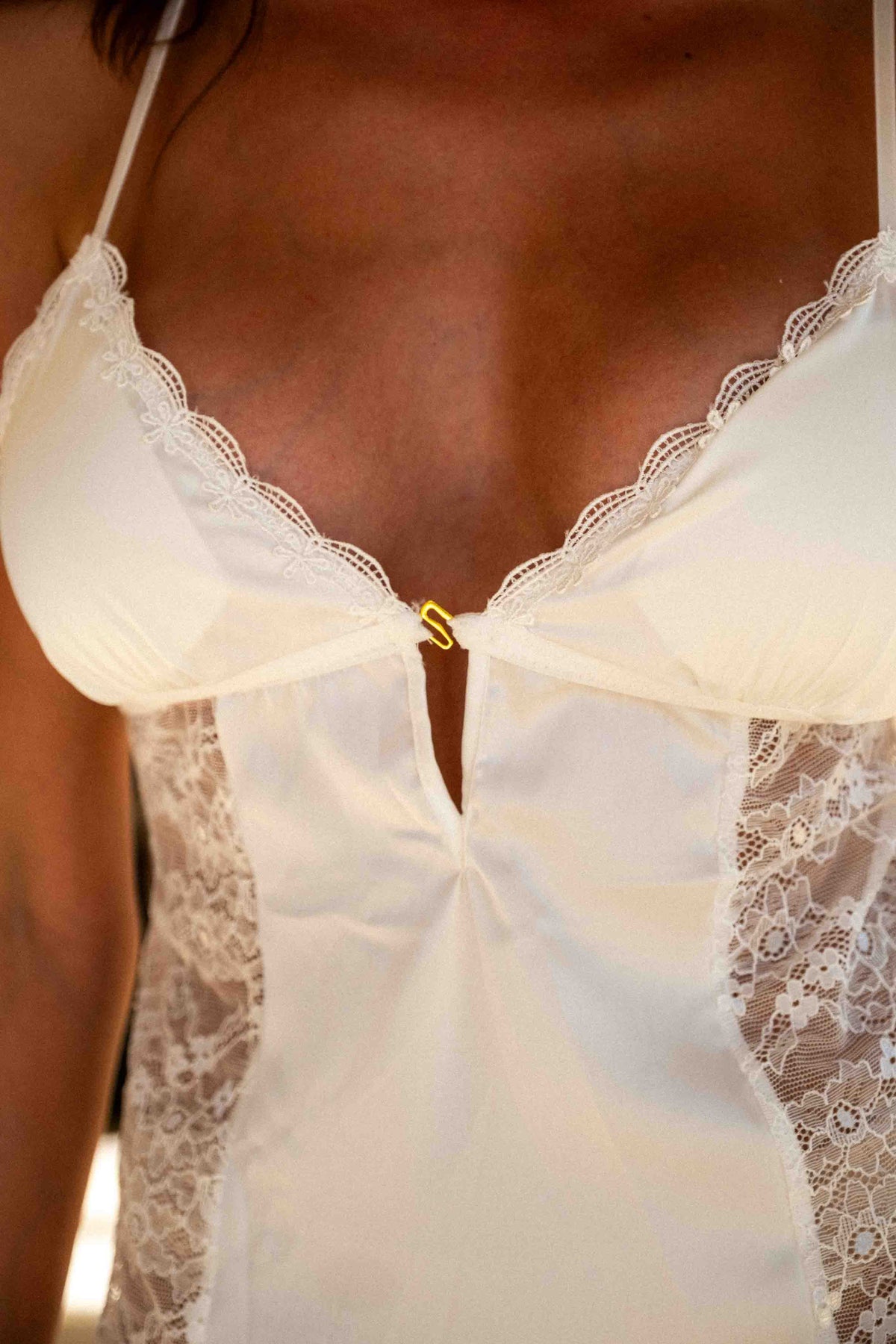 Lyrica White Slip Dress