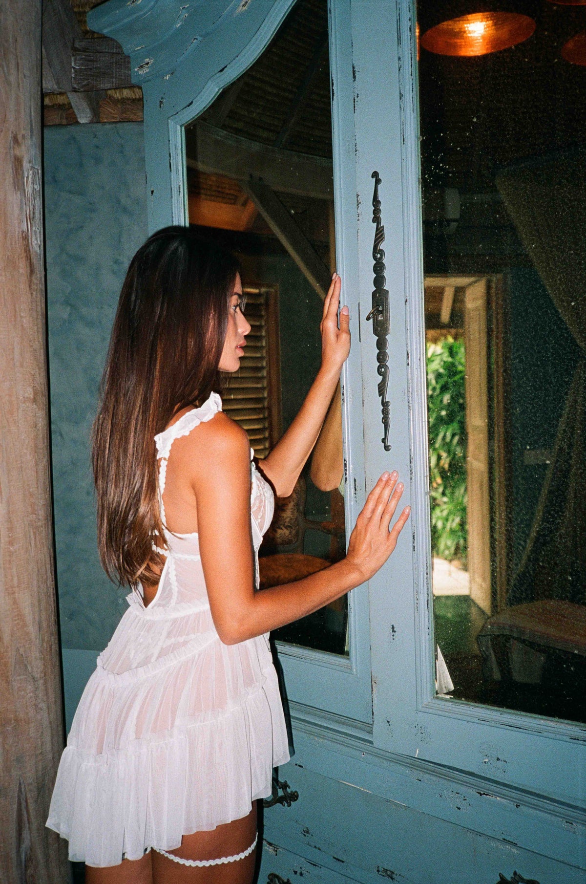 Maxine White Babydoll