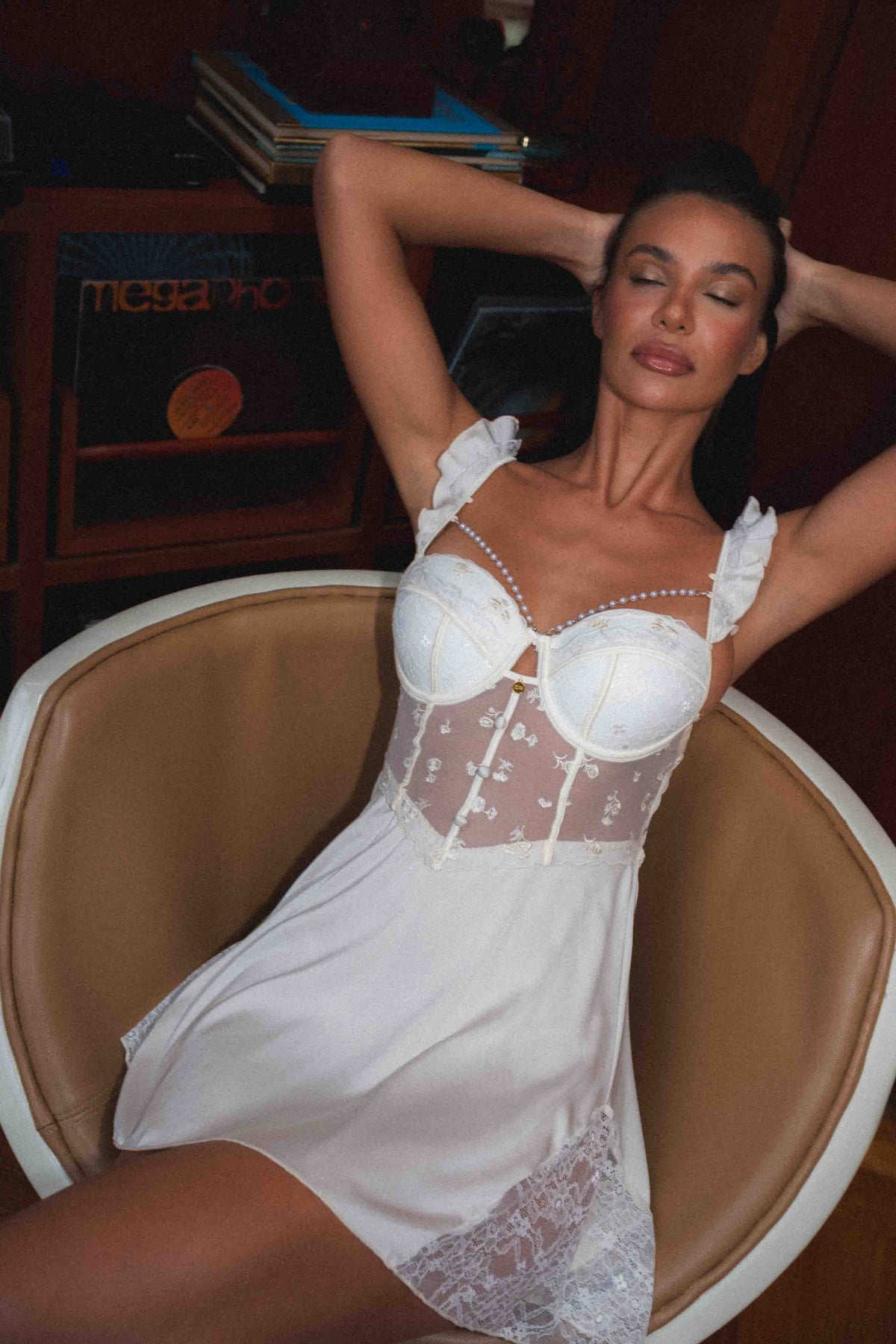 Camila White Babydoll