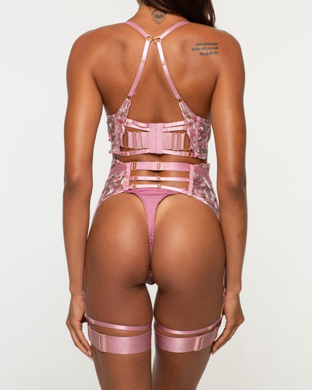 Ashlyn Pink Lingerie Set