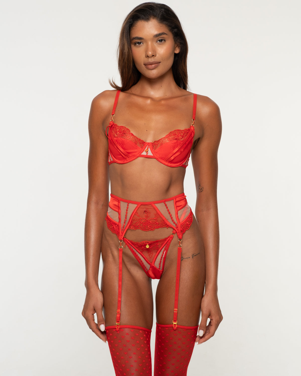 Celestia Red Lingerie Set