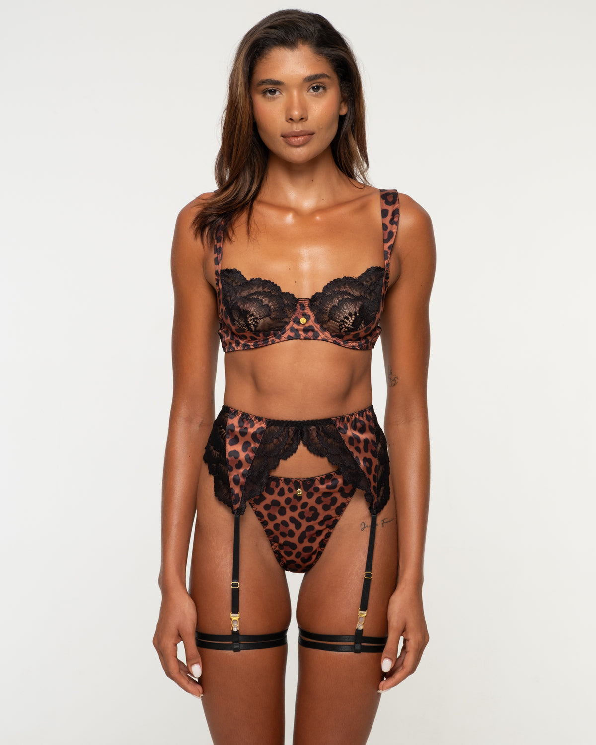 Lisel Leopard Lingerie Set
