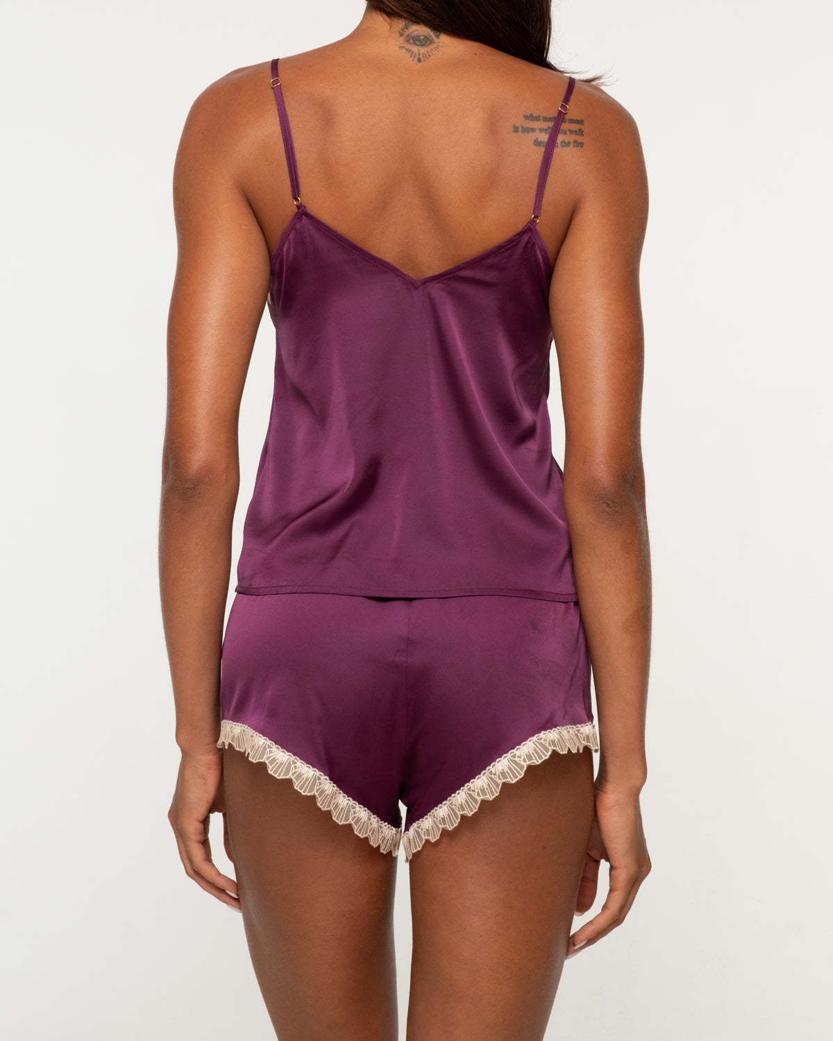 Phoebe Purple Cami Short Set