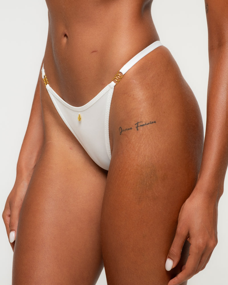 Daisy Thong - White, women's thong